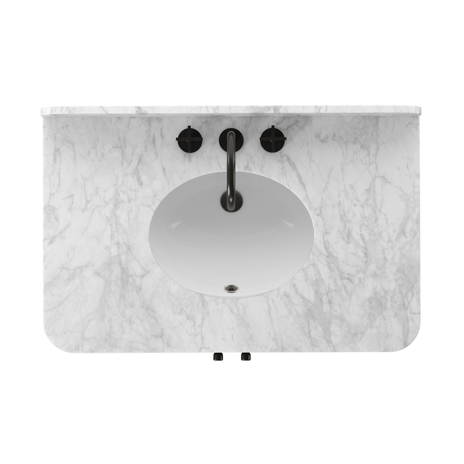 Four Hands Malden Satin Espresso Oak Veneer Single Vanity