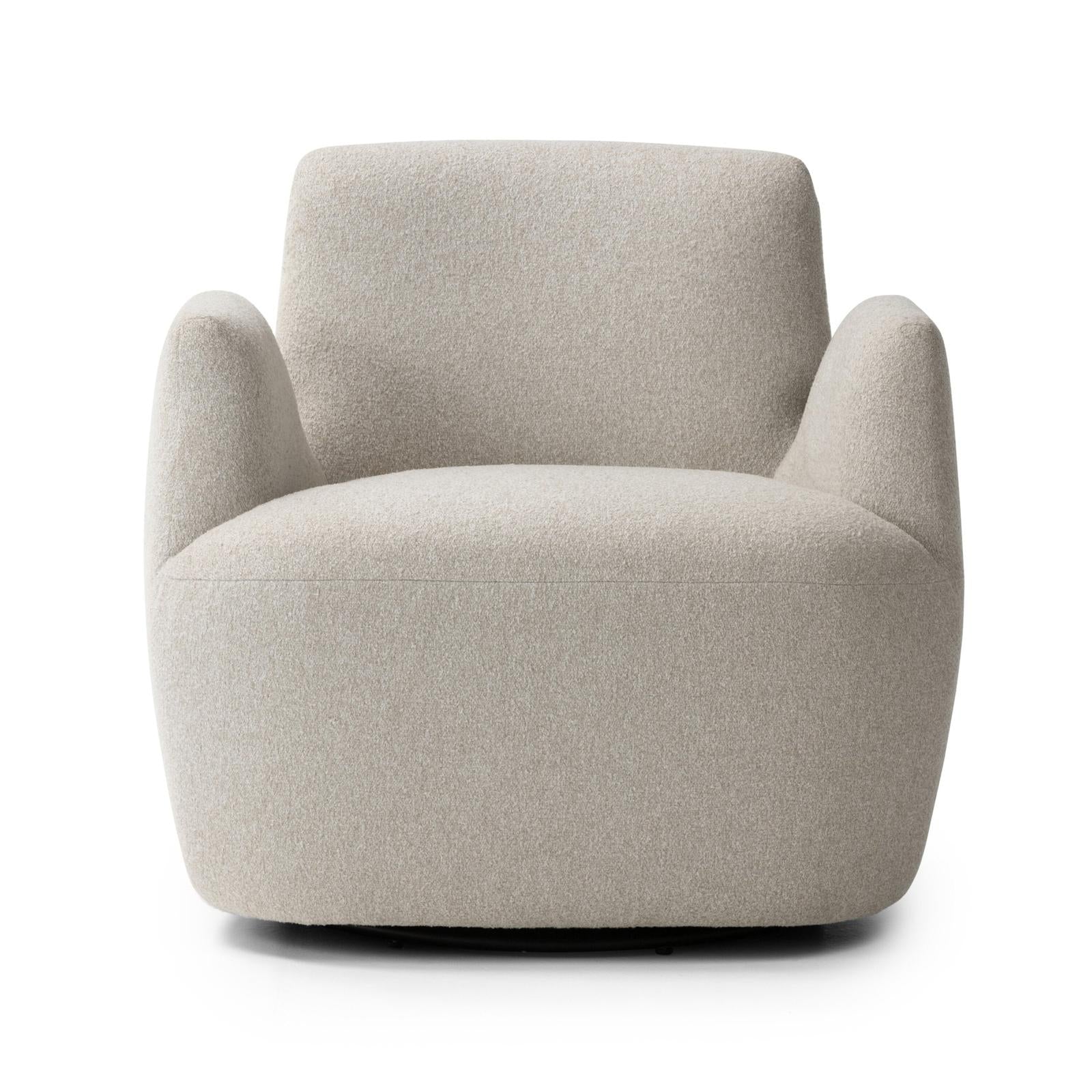 Four Hands Reed Swivel Chair