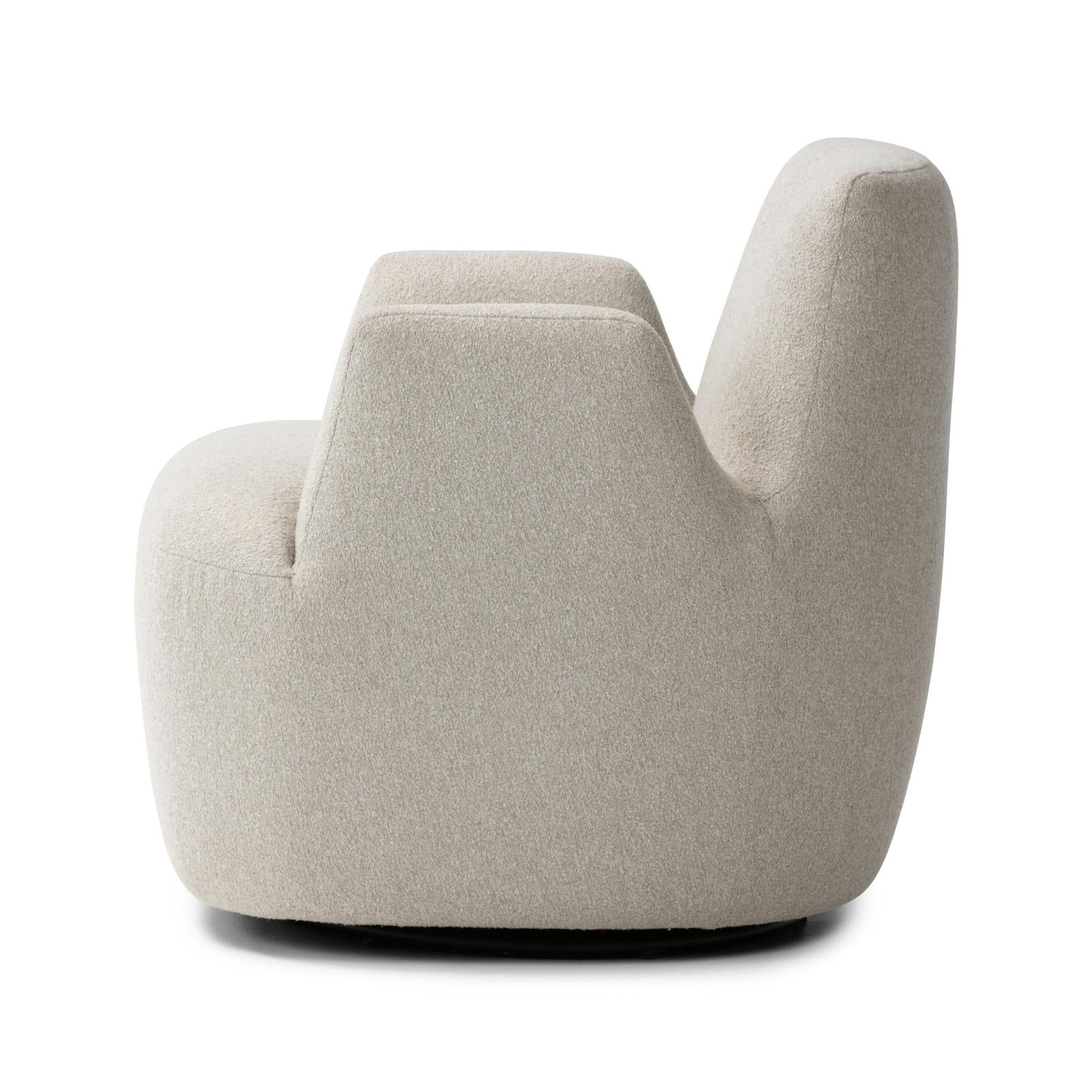 Four Hands Reed Swivel Chair