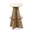 Four Hands Damon Swivel Bar + Counter Stool Durham Cream