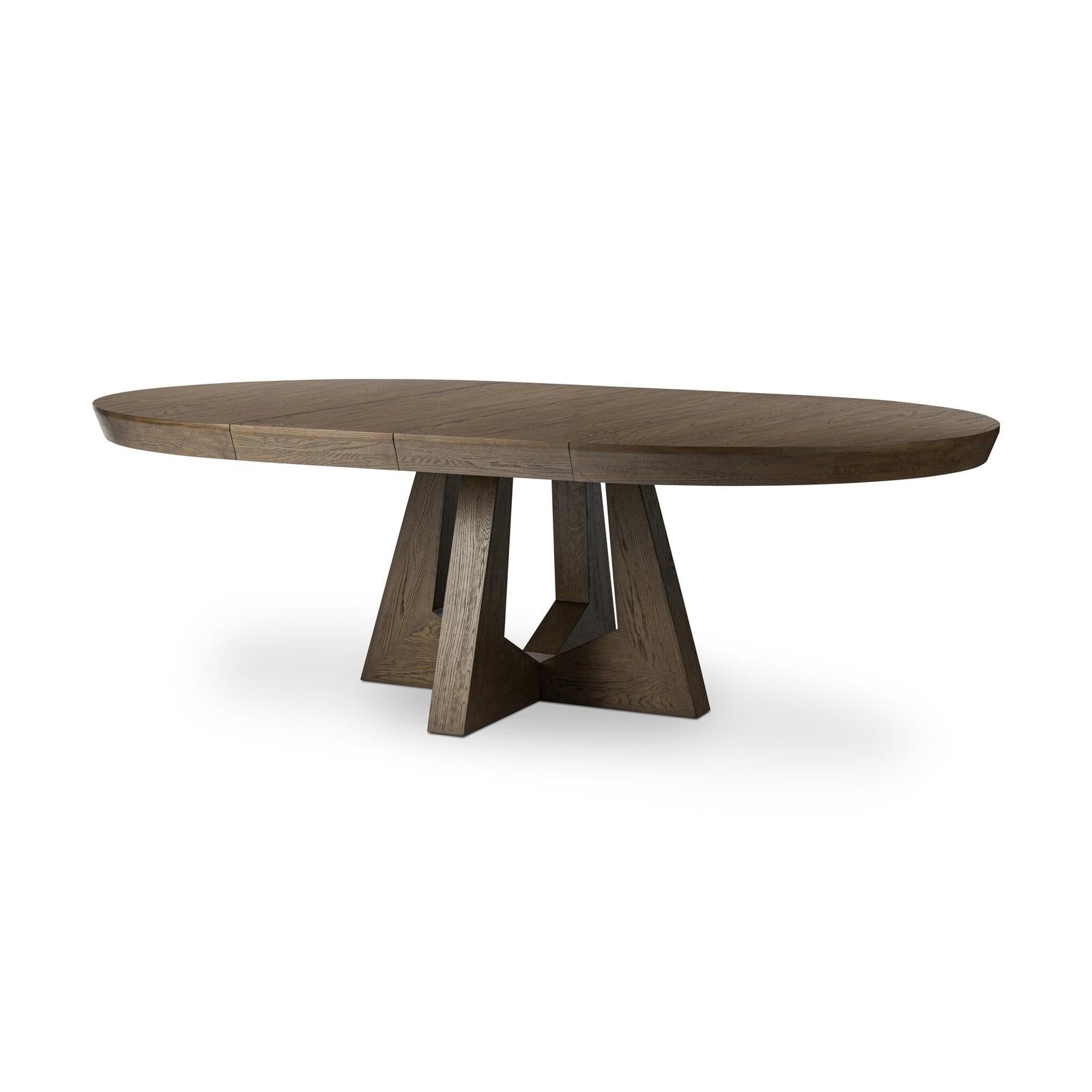 Four Hands Zelda Round Extension Dining Table