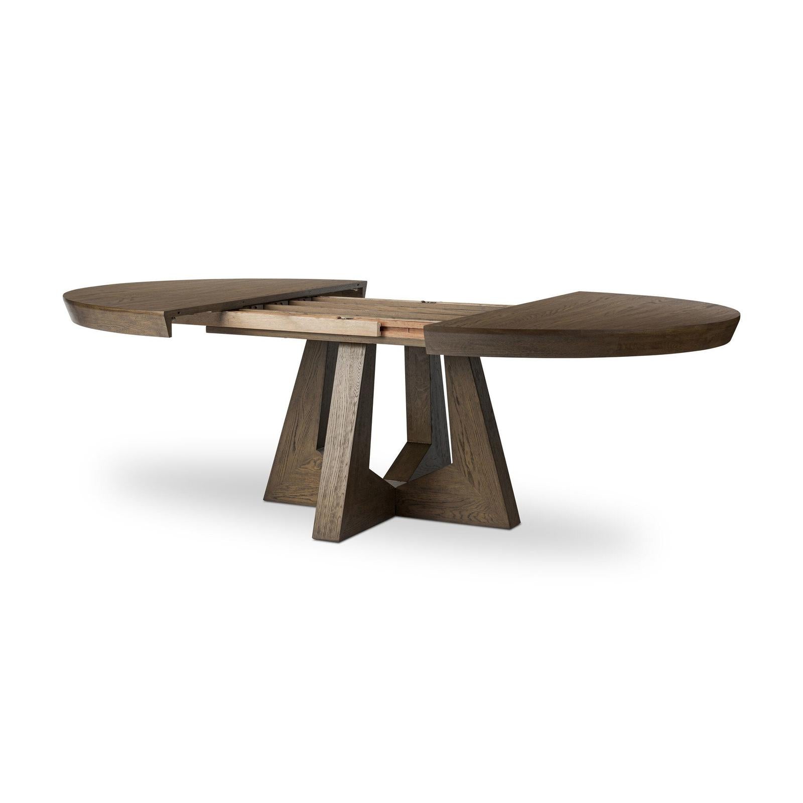 Four Hands Zelda Round Extension Dining Table
