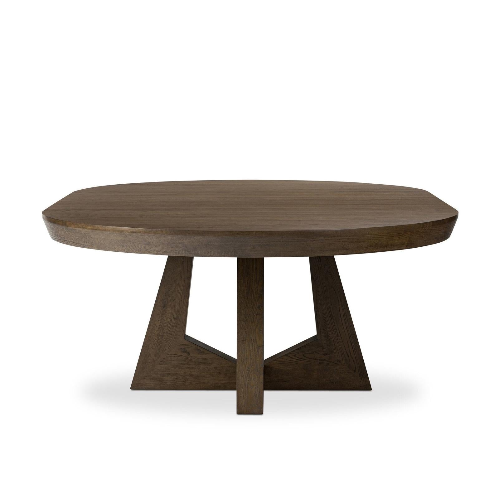 Four Hands Zelda Round Extension Dining Table