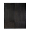 Admont Double Bookcase W Ladder-Worn Blk