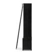 Admont Double Bookcase W Ladder-Worn Blk