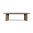 Four Hands Huxley Outdoor Dining Table 110