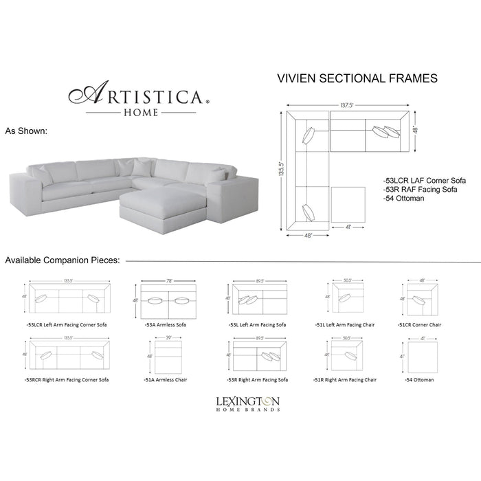Artistica Home Artistica Upholstery Vivien Sectional