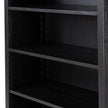 Admont Bookcase-Worn Black Veneer