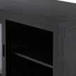 Admont Bookcase-Worn Black Veneer