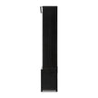 Admont Bookcase-Worn Black Veneer