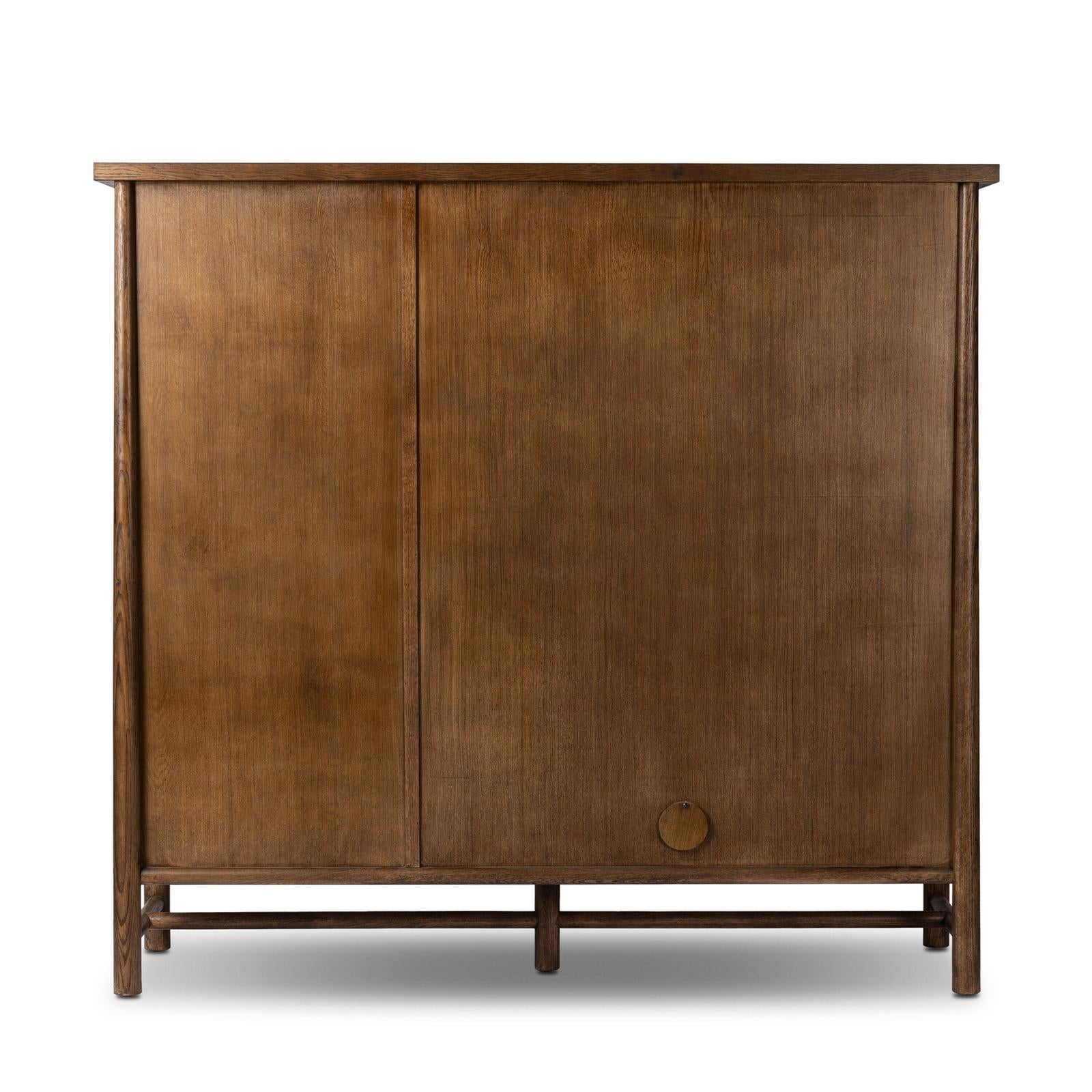 Four Hands Renaud 3 Door Cabinet