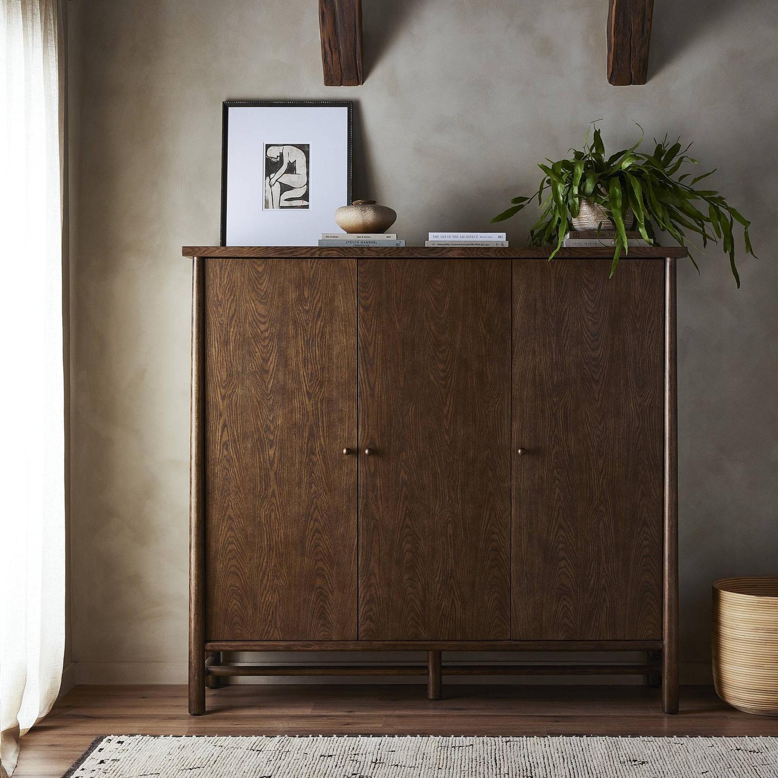Four Hands Renaud 3 Door Cabinet