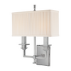 Hudson Valley Lighting Berwick 2 Light 12.5 inch Polished Nickel Wall Sconce Wall Light Clearance