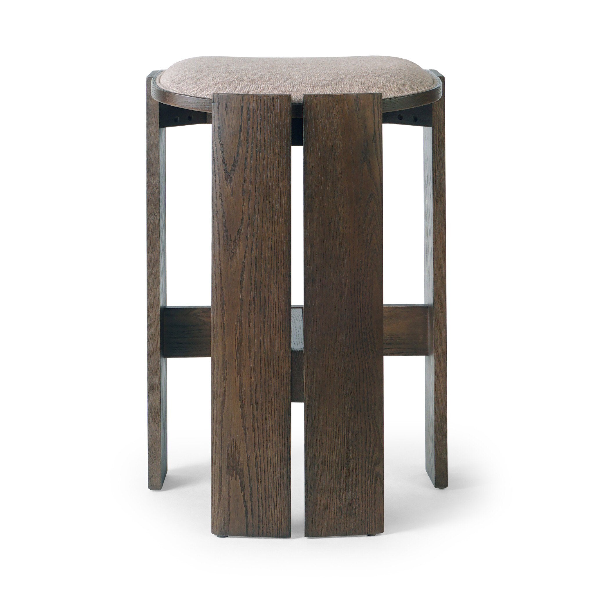 Four Hands Hoven Backless Bar Stool