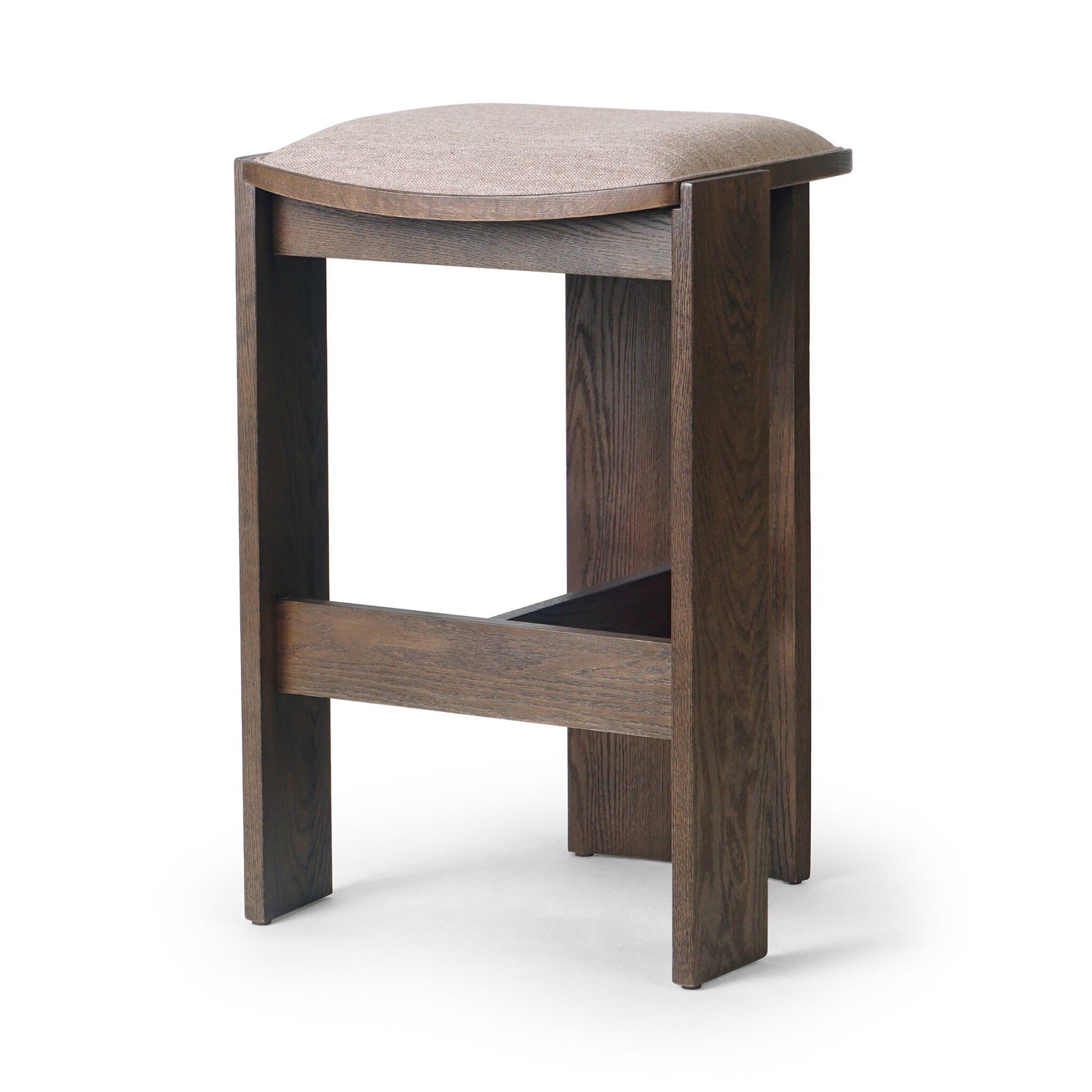 Four Hands Hoven Backless Bar Stool
