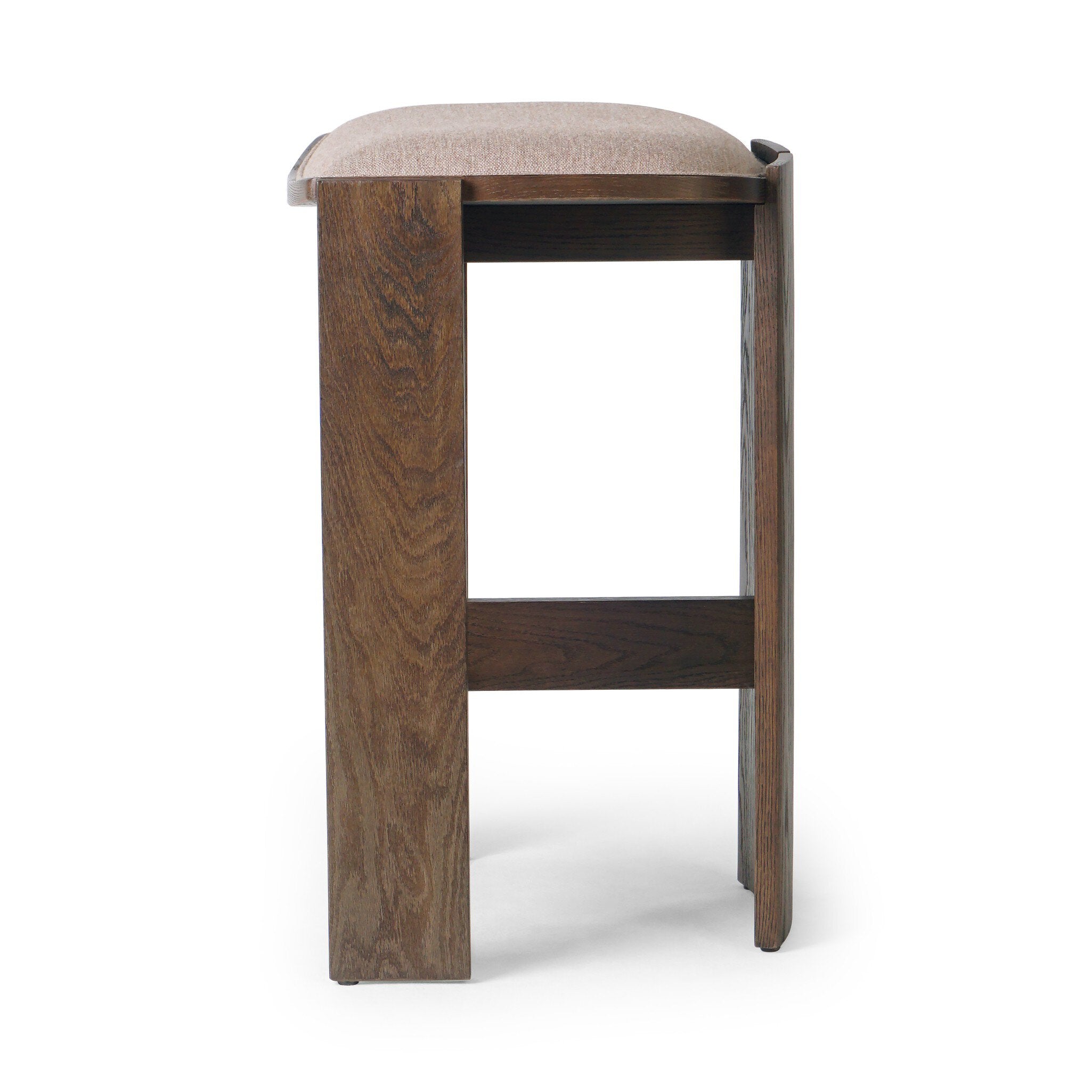 Four Hands Hoven Backless Bar Stool
