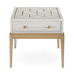BMC Perrine White End Table