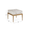 BMC Perrine White End Table