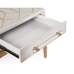 BMC Perrine White End Table
