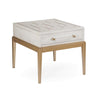 BMC Perrine White End Table