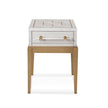 BMC Perrine White Accent Table