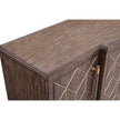 BMC Perrine Brown Oak Four Door Cabinet
