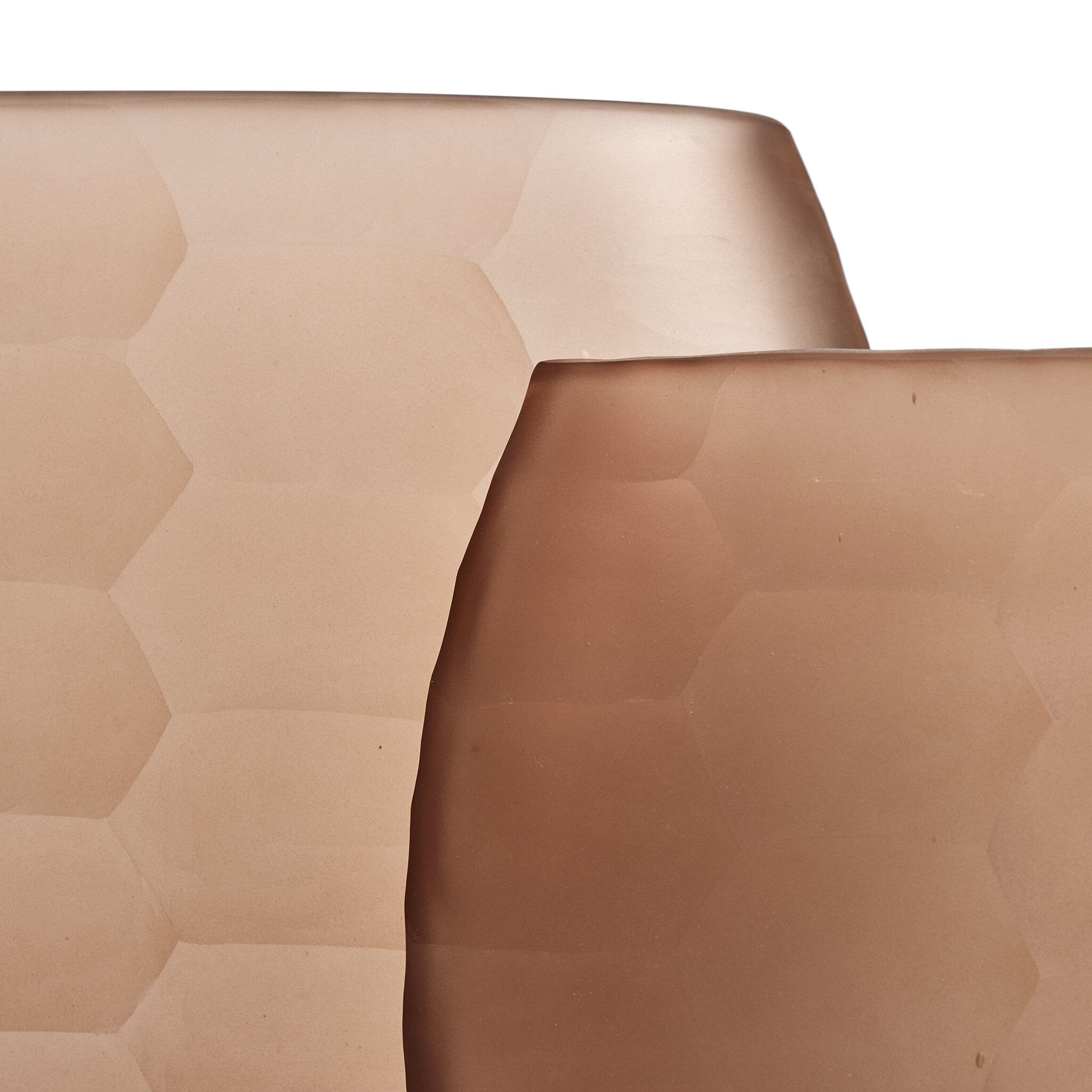 Four Hands Textured Glass Oval Vases