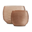 Four Hands Textured Glass Oval Vases