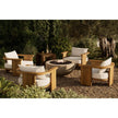 Four Hands Bronson Outdoor Fire Table Natural Gas