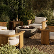 Four Hands Bronson Outdoor Fire Table Natural Gas