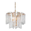 Corbett Piemonte 4 Light Gold Leaf Chandelier Ceiling Light
