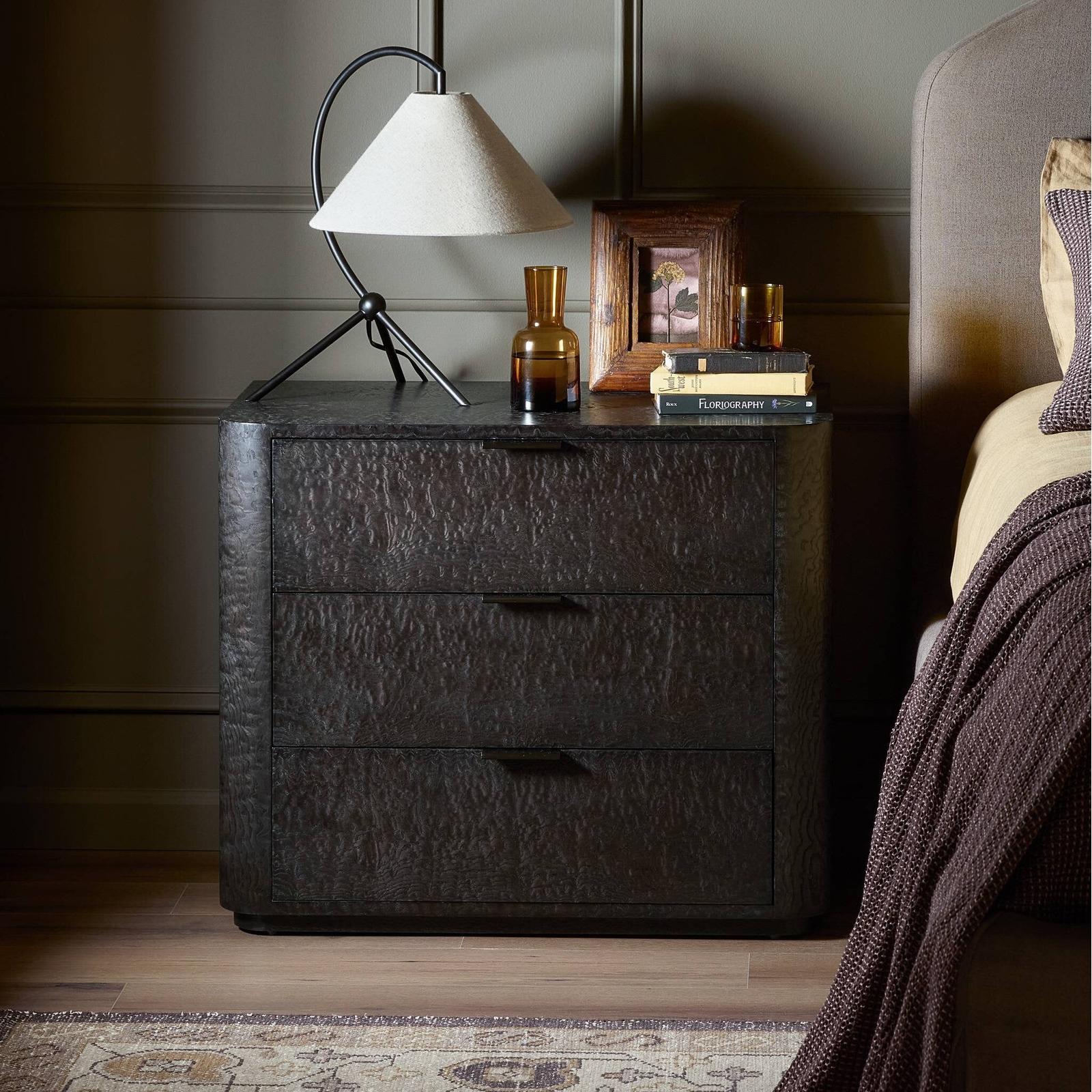 Stenson 3 Drawer Nightstand