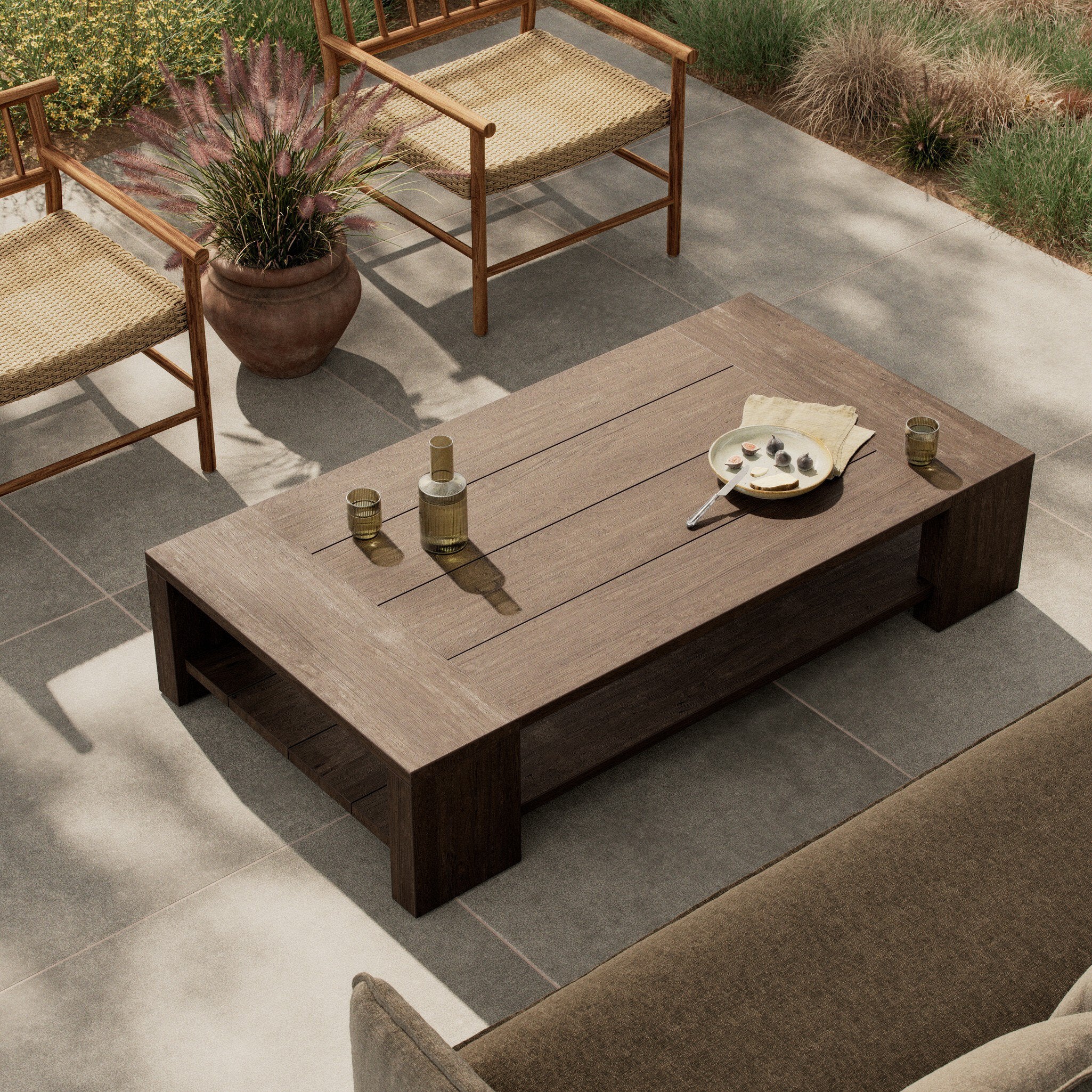 Four Hands Roca Outdoor Coffee Table