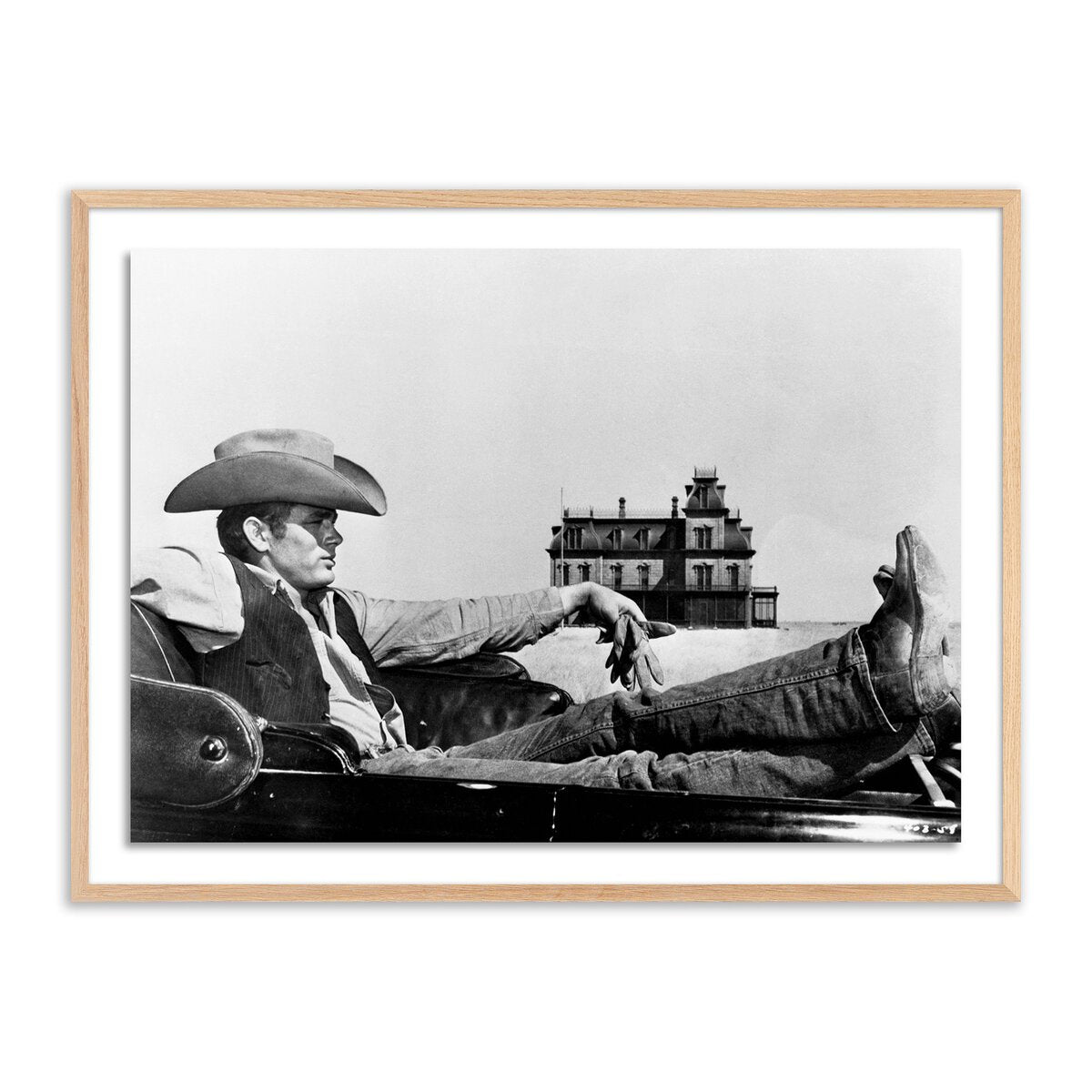 James Dean In Motion Picture Giant By Getty Images