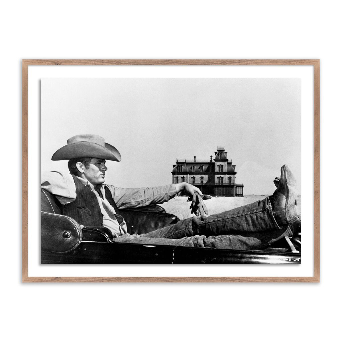 James Dean In Motion Picture Giant By Getty Images