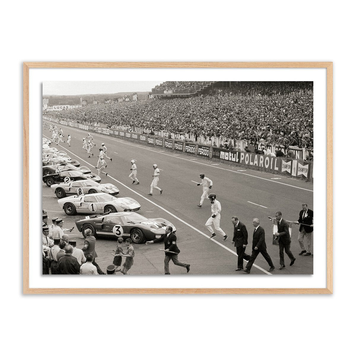 Start Of The Le Mans Race By Getty Images