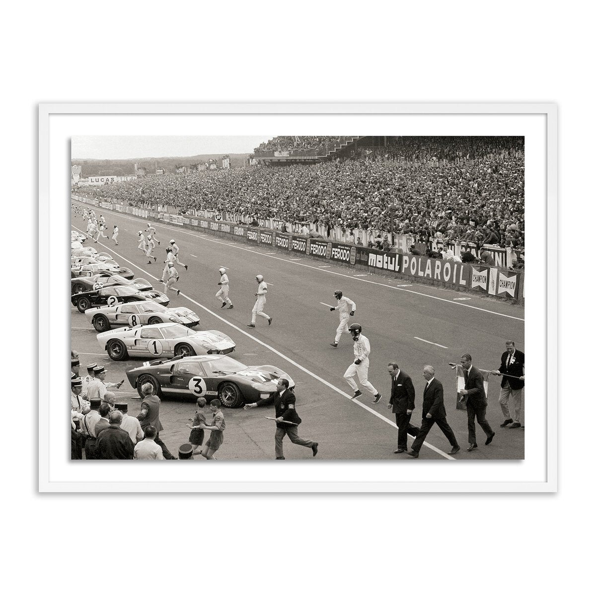 Start Of The Le Mans Race By Getty Images