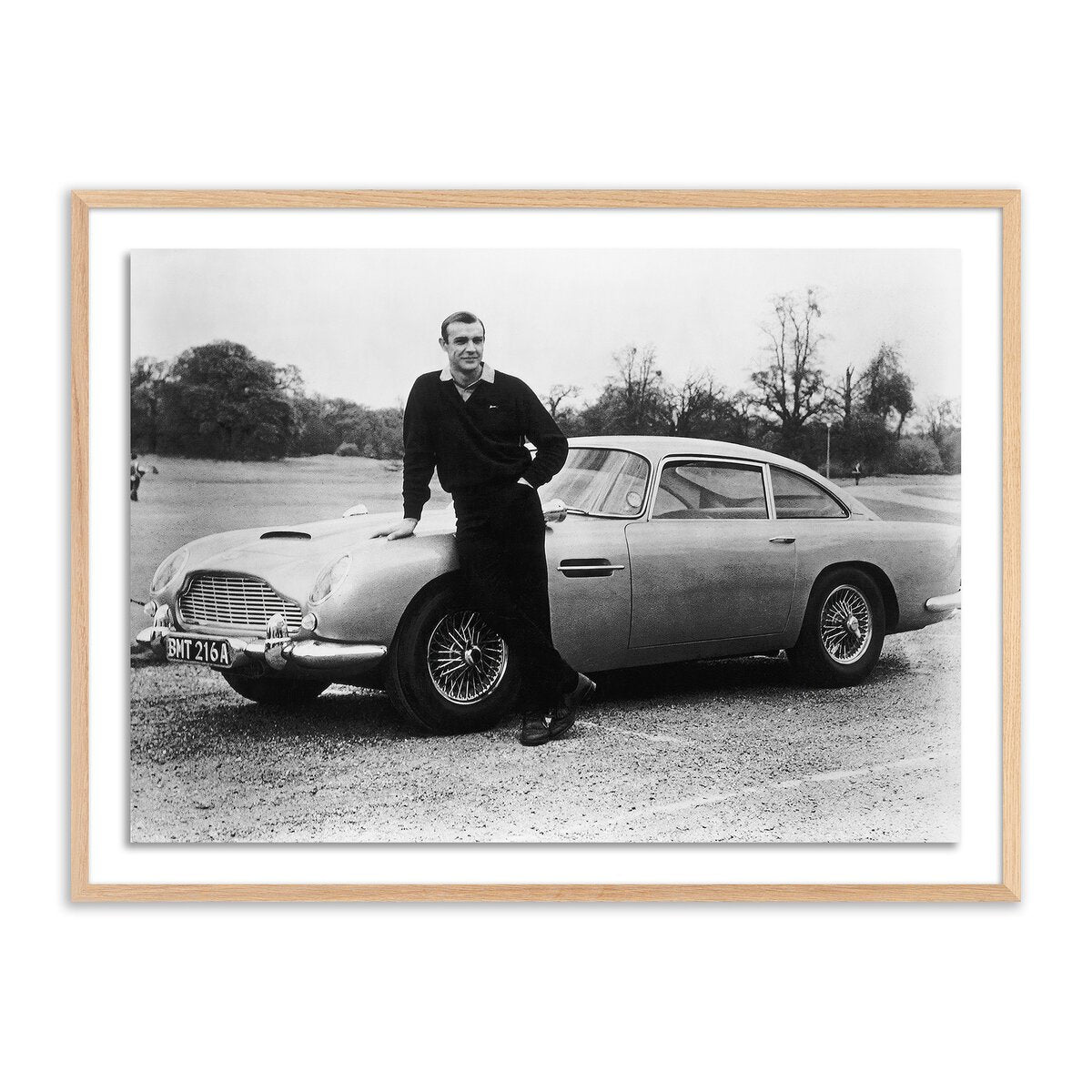 Sean Connery With 00'S Aston Martin By Getty Images