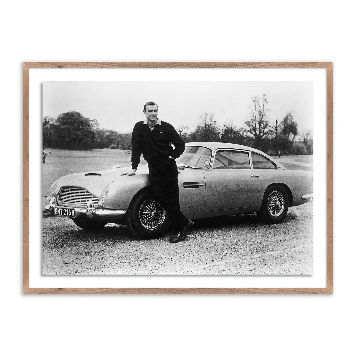 Sean Connery With 00'S Aston Martin By Getty Images