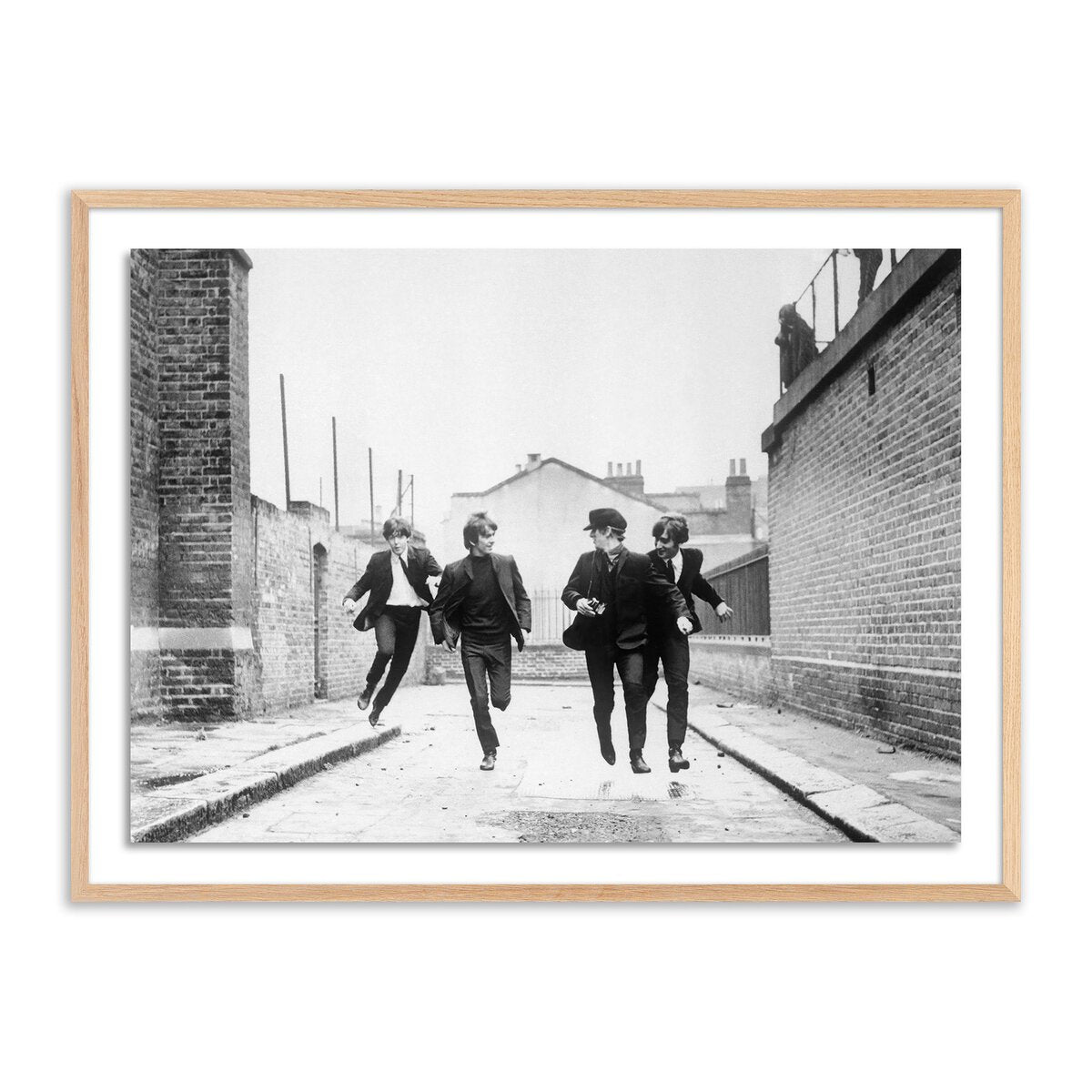 The Beatles Running In A Hard Day'S Night By Getty Images