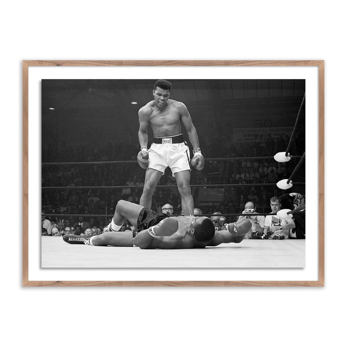 Muhammad Ali Taunting Sonny Liston By Getty Images
