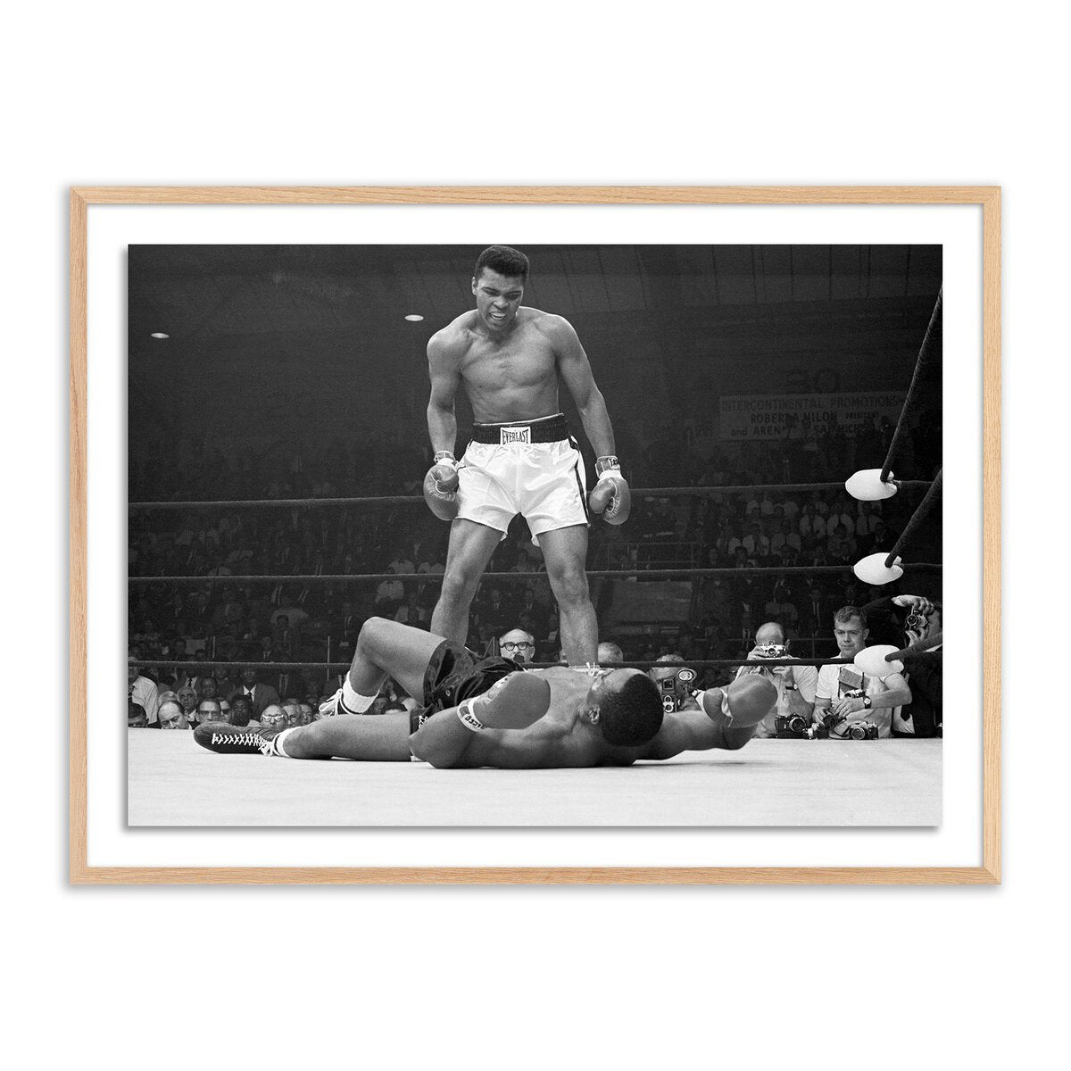 Muhammad Ali Taunting Sonny Liston By Getty Images