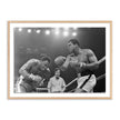 Muhammad Ali Punching Joe Frazier By Getty Images
