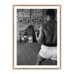 Cassius Clay Watching Himself In A Mirror By Getty Images