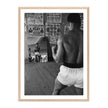 Cassius Clay Watching Himself In A Mirror By Getty Images