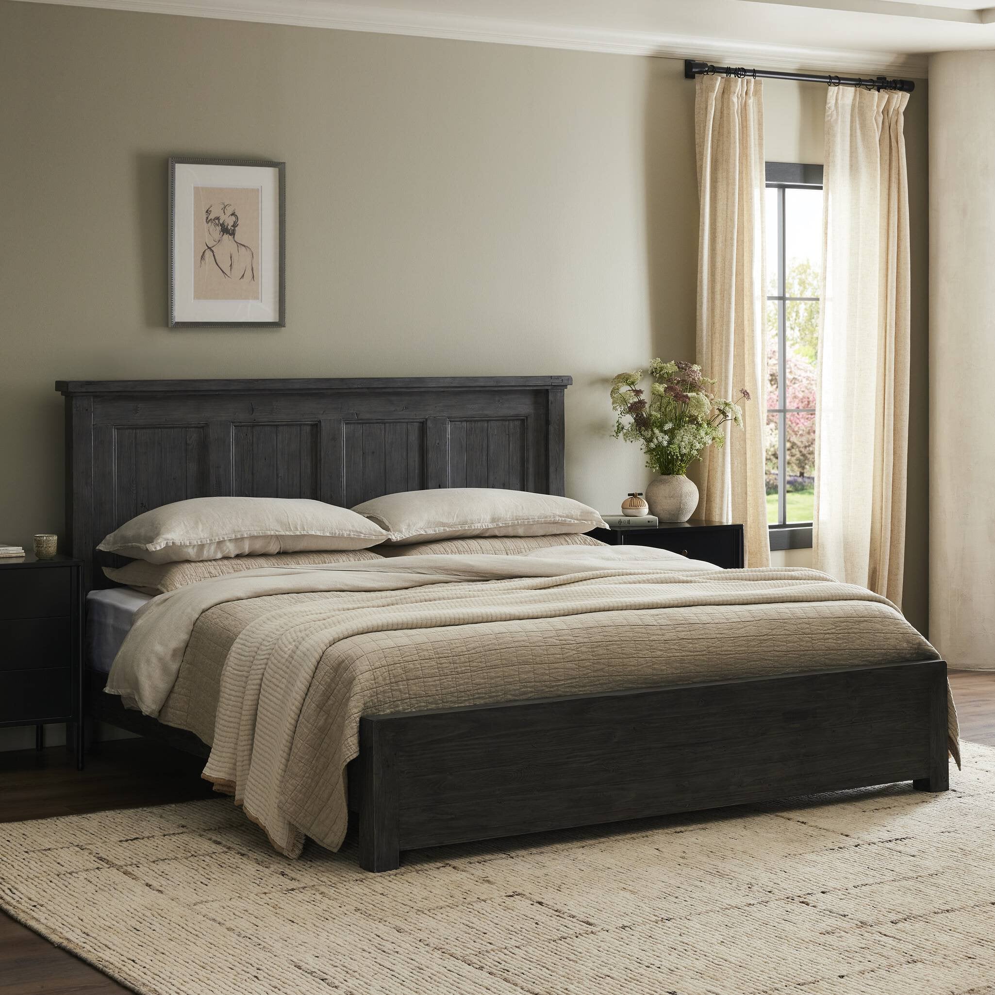 Four Hands Irish Coast Box Bed With Low Footboard