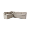 Four Hands Andre Slipcover Dining Banquette L-Shape
