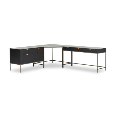 Four Hands Trey Wide Filing Cabinet Desk System