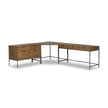 Four Hands Trey Wide Filing Cabinet Desk System