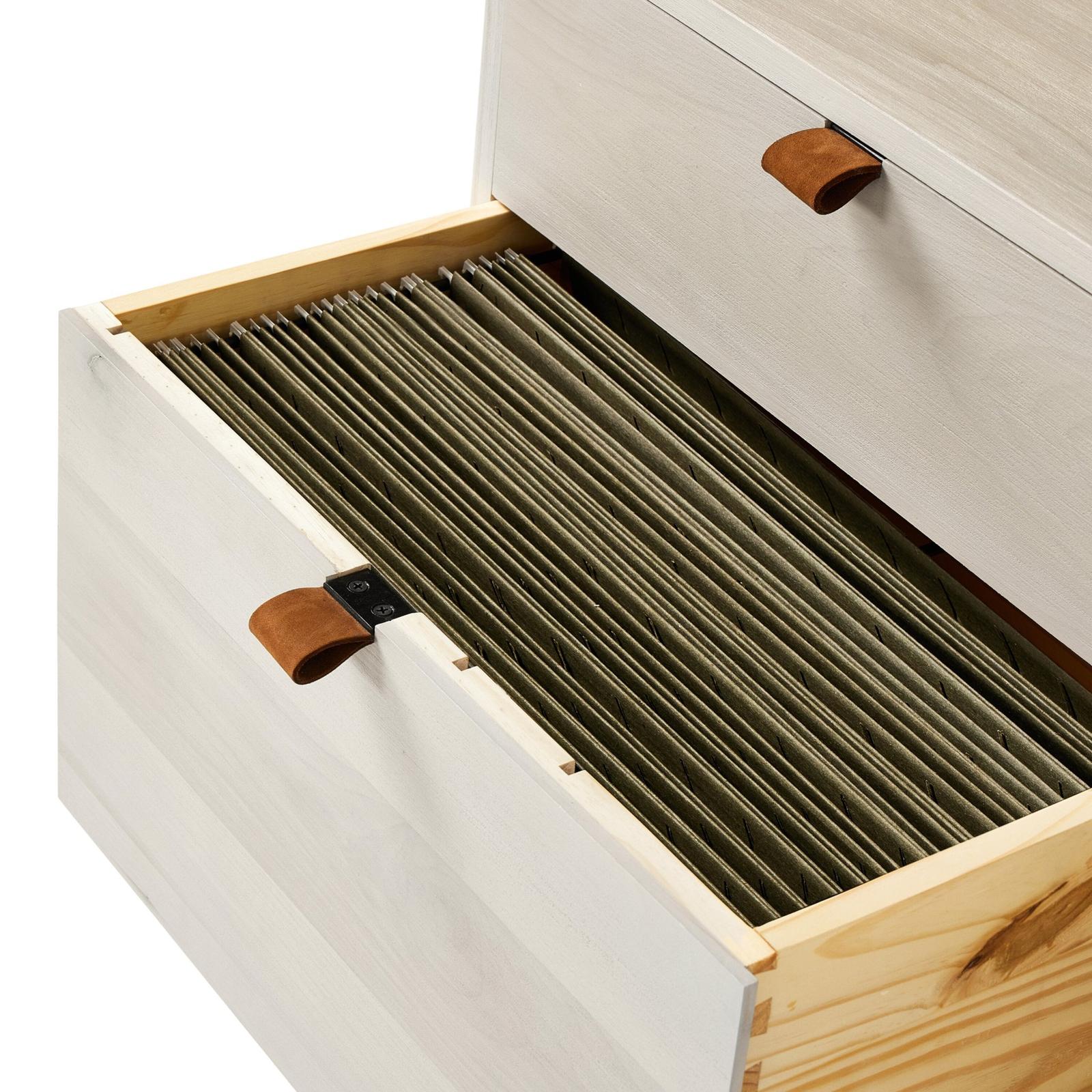 Four Hands Trey Wide Filing Cabinet Desk System